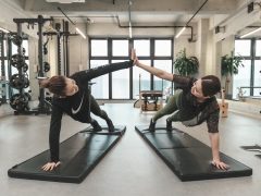 当ジム会員様のペアトレーニングの様子